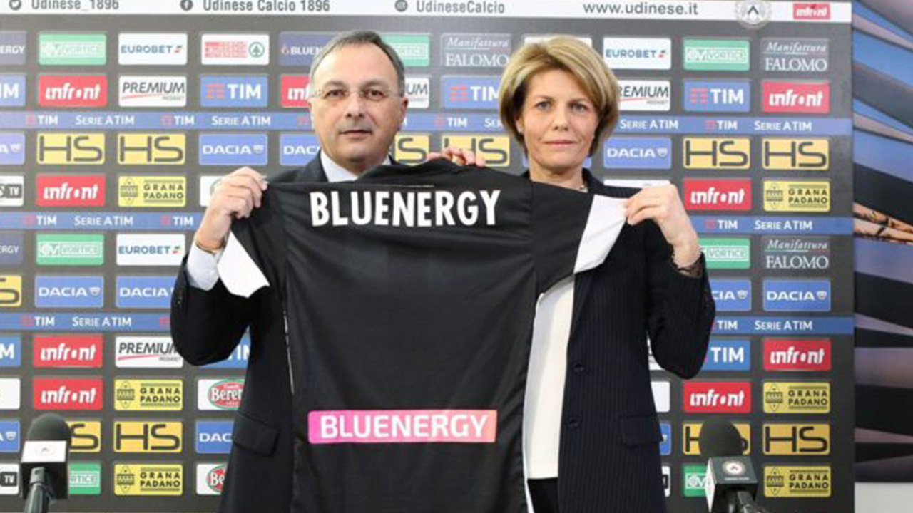 BLUENERGY E UDINESE CALCIO: SI RAFFORZA LA SPONSORSHIP